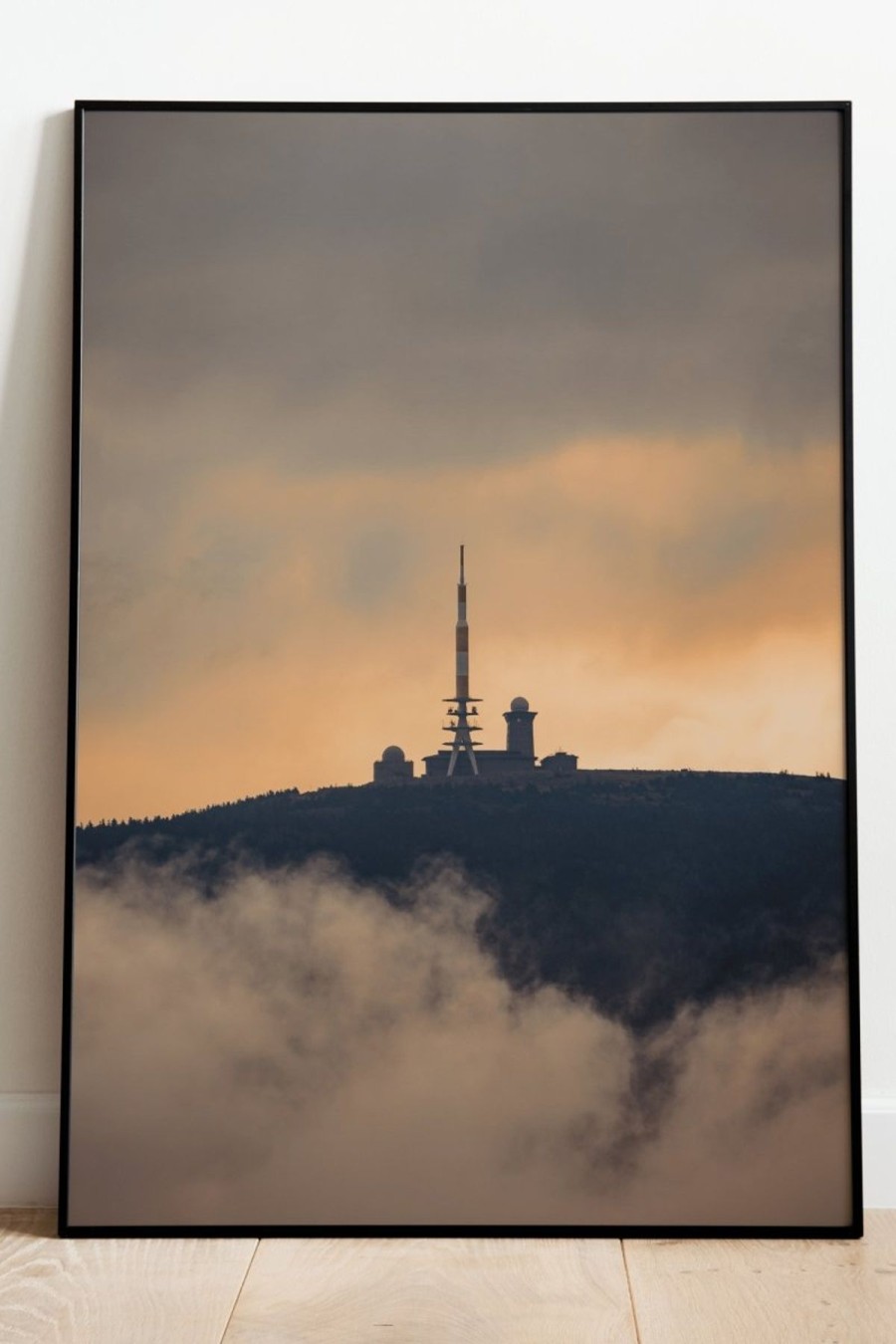 Heimat Harz Harz Poster - Brocken Im Nebel | Geschenke & Souvenirs Poster