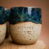 Heimat Harz Handgemachter Steinzeugbecher Heimat Harz - Blaue Glasur | Geschenke & Souvenirs Bestseller