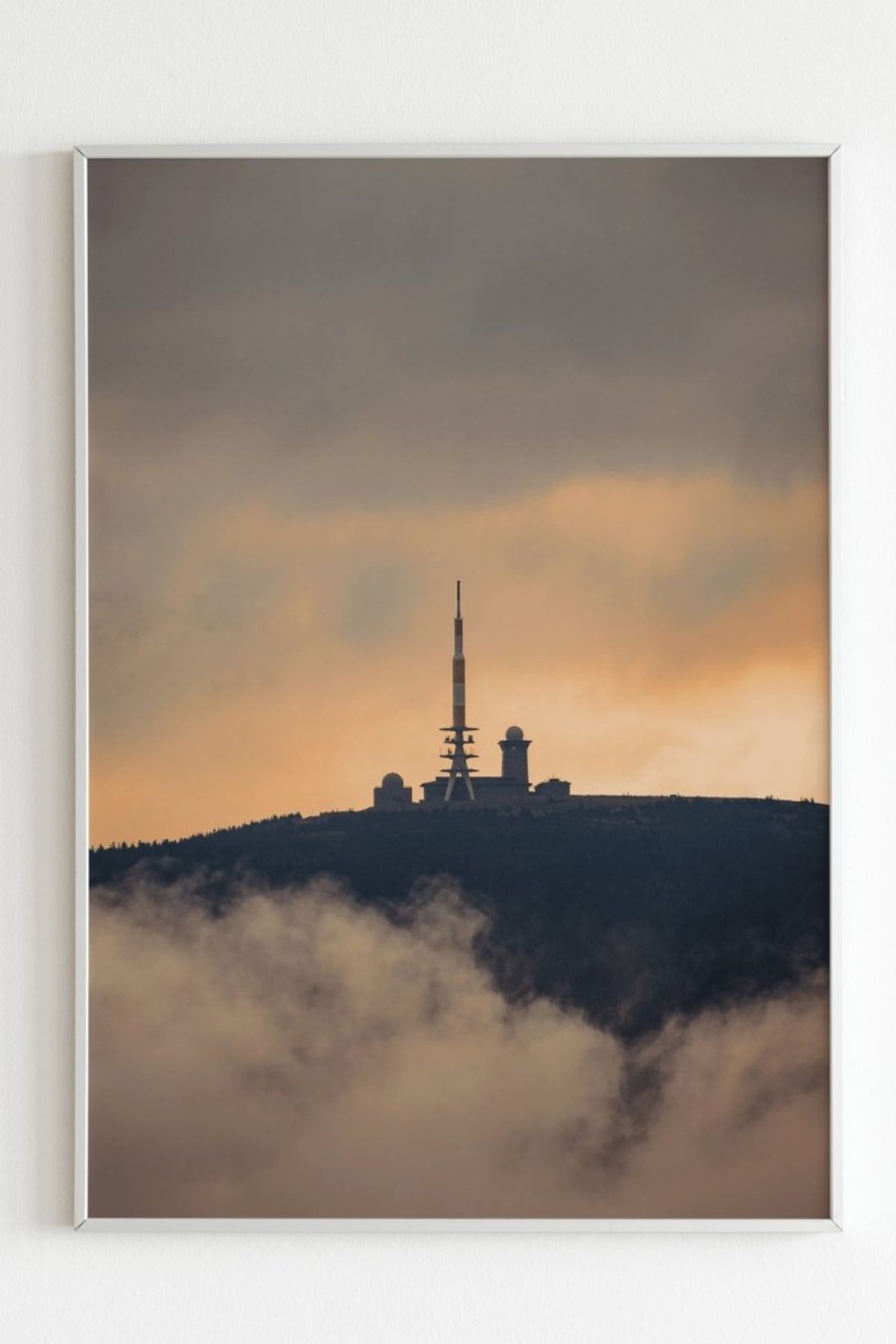 Heimat Harz Harz Poster - Brocken Im Nebel | Geschenke & Souvenirs Geschenke Unter 25