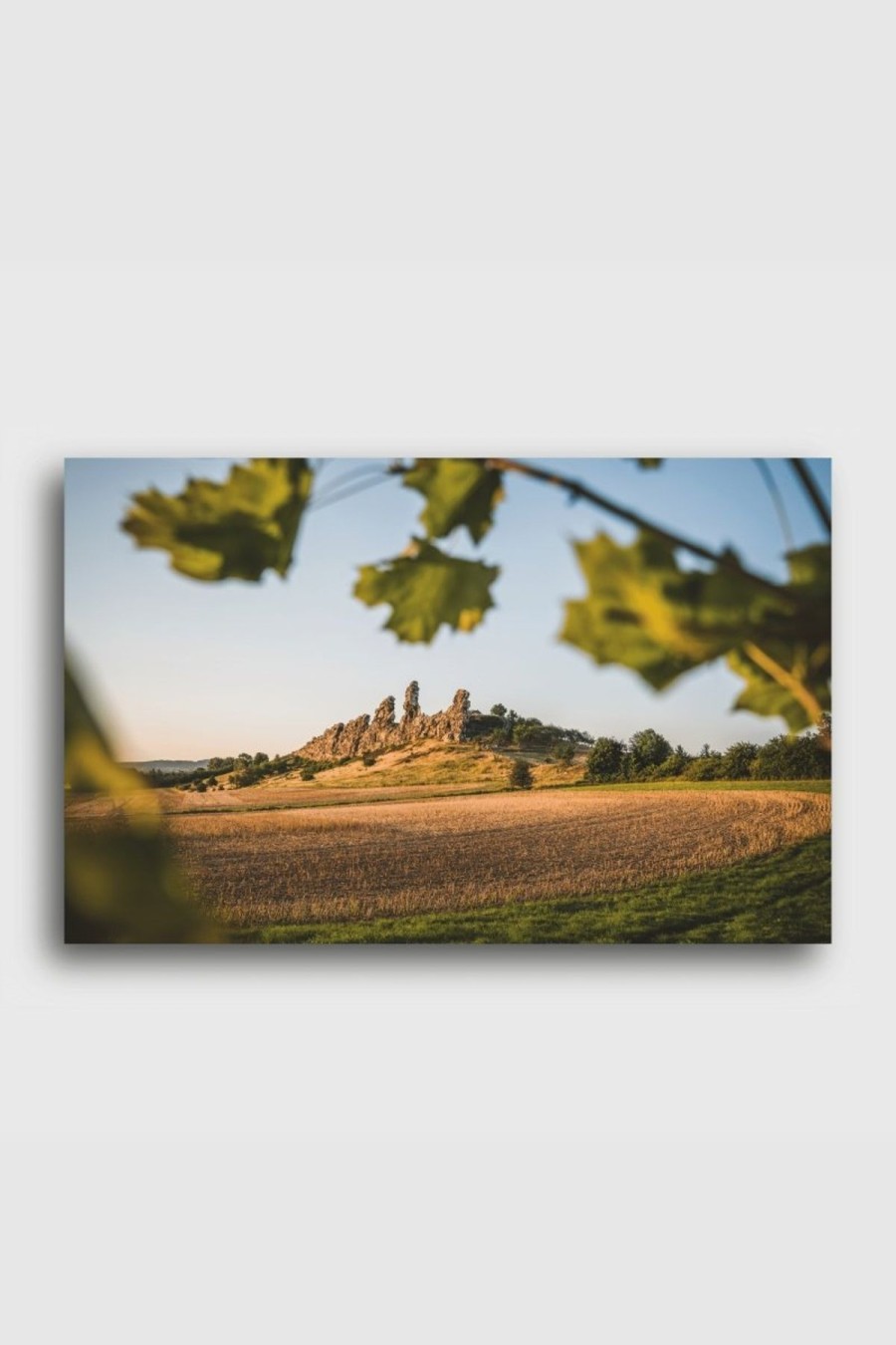 Heimat Harz Teufelsmauer - Leinwand Mit Keilrahmen | Geschenke & Souvenirs Leinwande