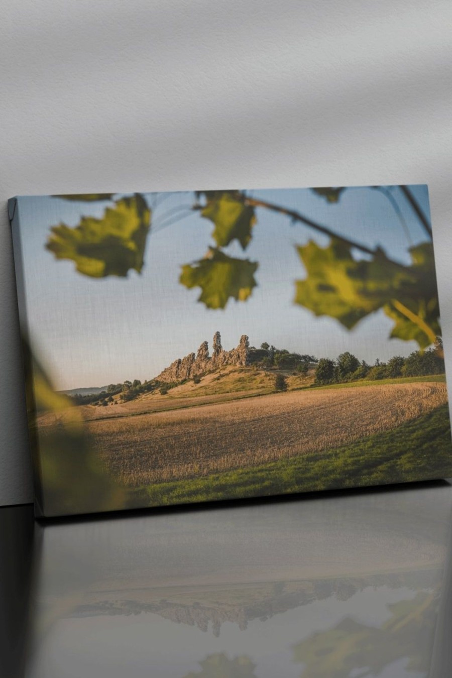 Heimat Harz Teufelsmauer - Leinwand Mit Keilrahmen | Geschenke & Souvenirs Leinwande