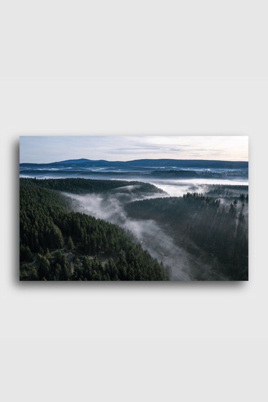 Heimat Harz Harz Im Nebel - Leinwand Mit Keilrahmen | Geschenke & Souvenirs Geschenke Unter 50