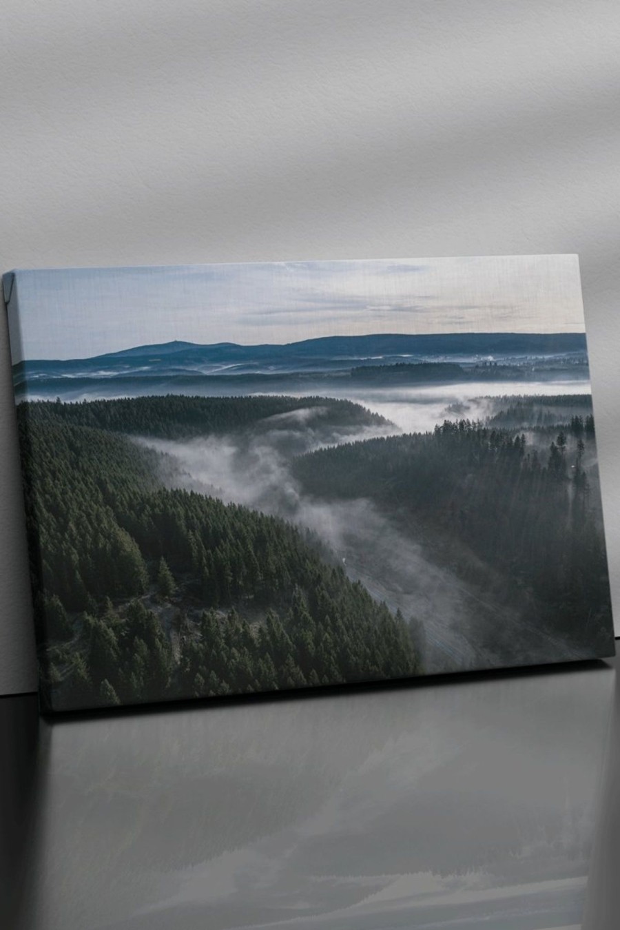 Heimat Harz Harz Im Nebel - Leinwand Mit Keilrahmen | Geschenke & Souvenirs Geschenke Unter 50