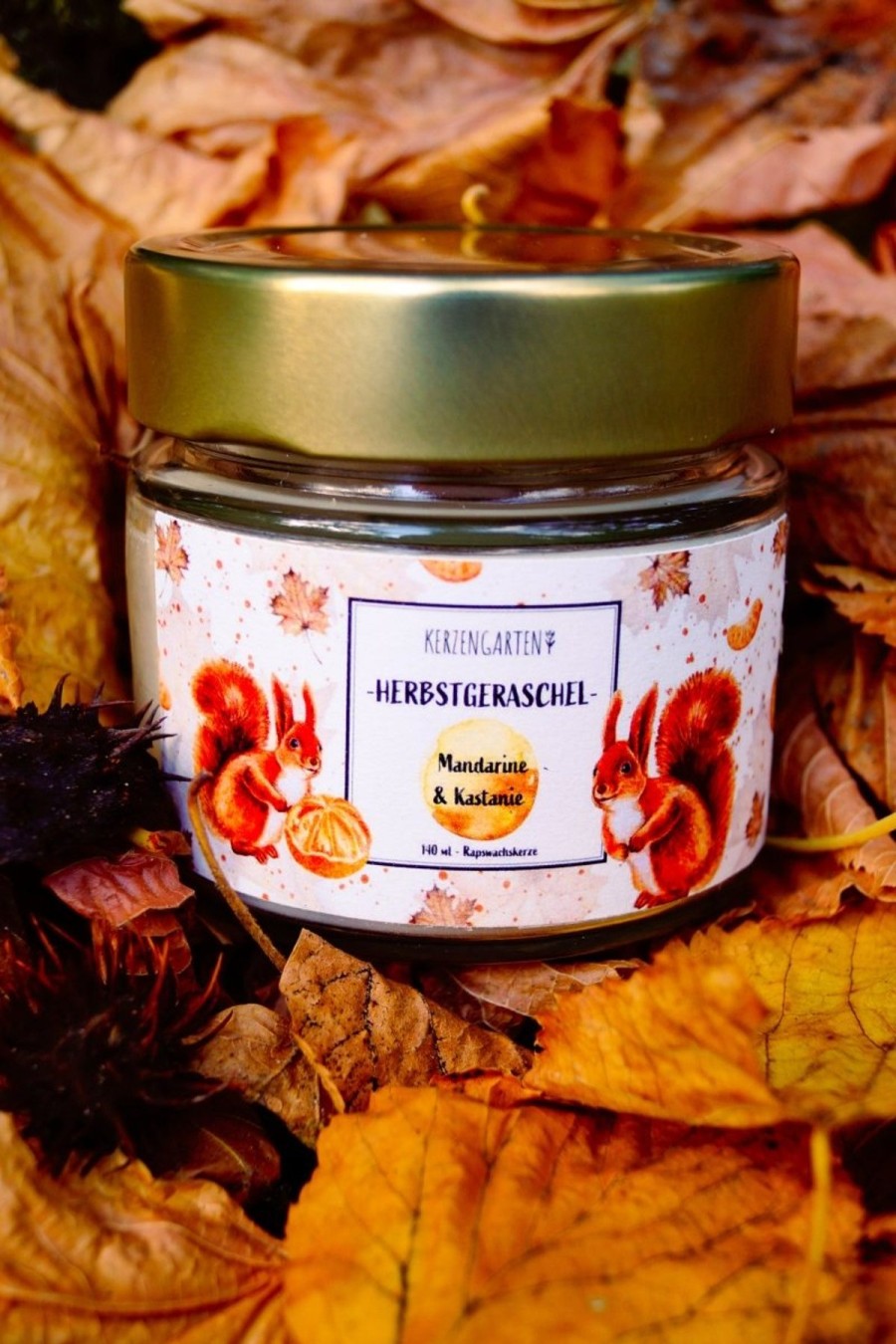 Heimat Harz Duftkerze Herbstgeraschel | Geschenke & Souvenirs Bestseller