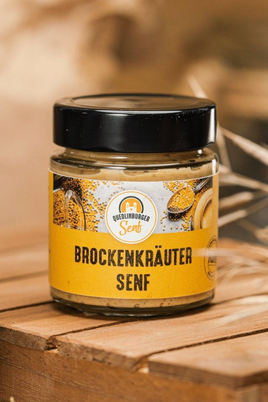 Quedlinburger Senf Brockenkrauter Senf 150 Ml | Geschenke & Souvenirs Neu Im Shop