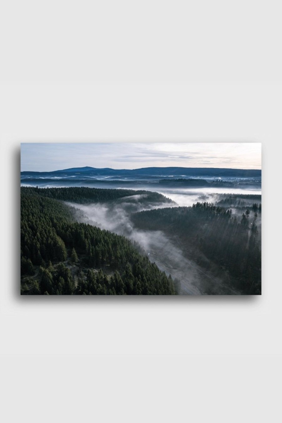 Heimat Harz Harz Im Nebel - Leinwand Mit Keilrahmen | Geschenke & Souvenirs Geschenke Unter 100