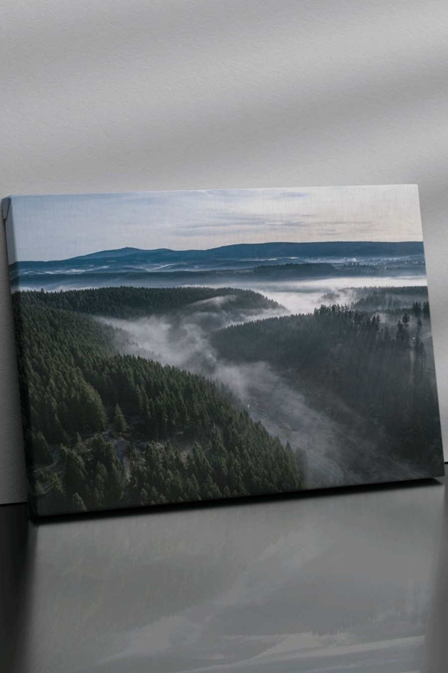 Heimat Harz Harz Im Nebel - Leinwand Mit Keilrahmen | Geschenke & Souvenirs Geschenke Unter 100