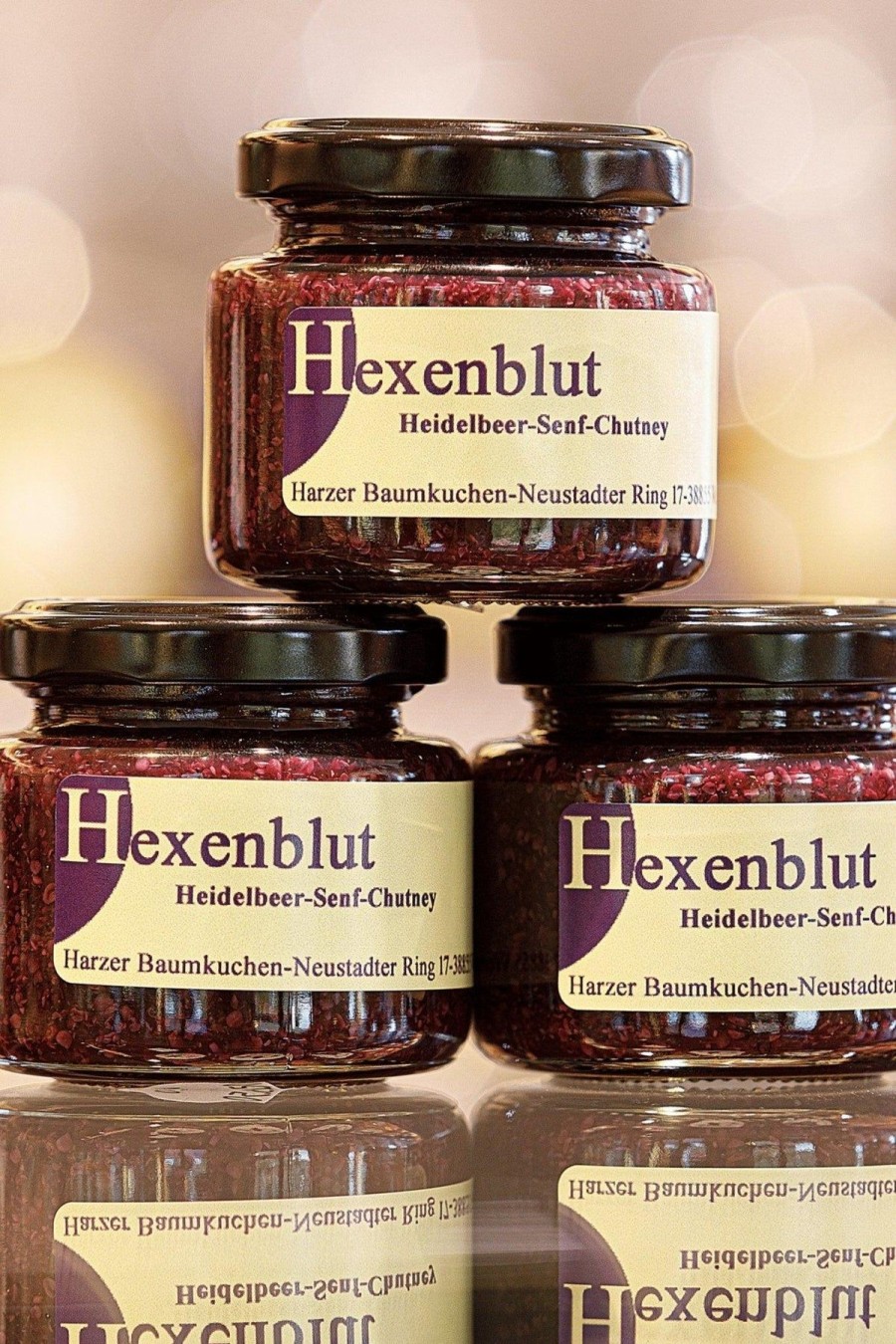 Harzer Baumkuchen Hexenblut: Heidelbeer-Senf-Chutney | Geschenke & Souvenirs Neu Im Shop