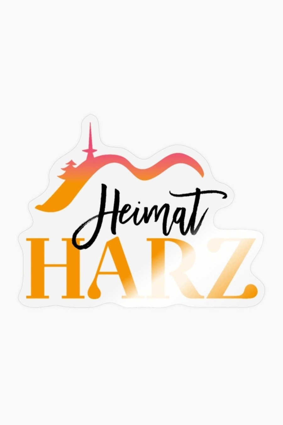 Heimat Harz Autoaufkleber Heimat Harz | Geschenke & Souvenirs Neu Im Shop