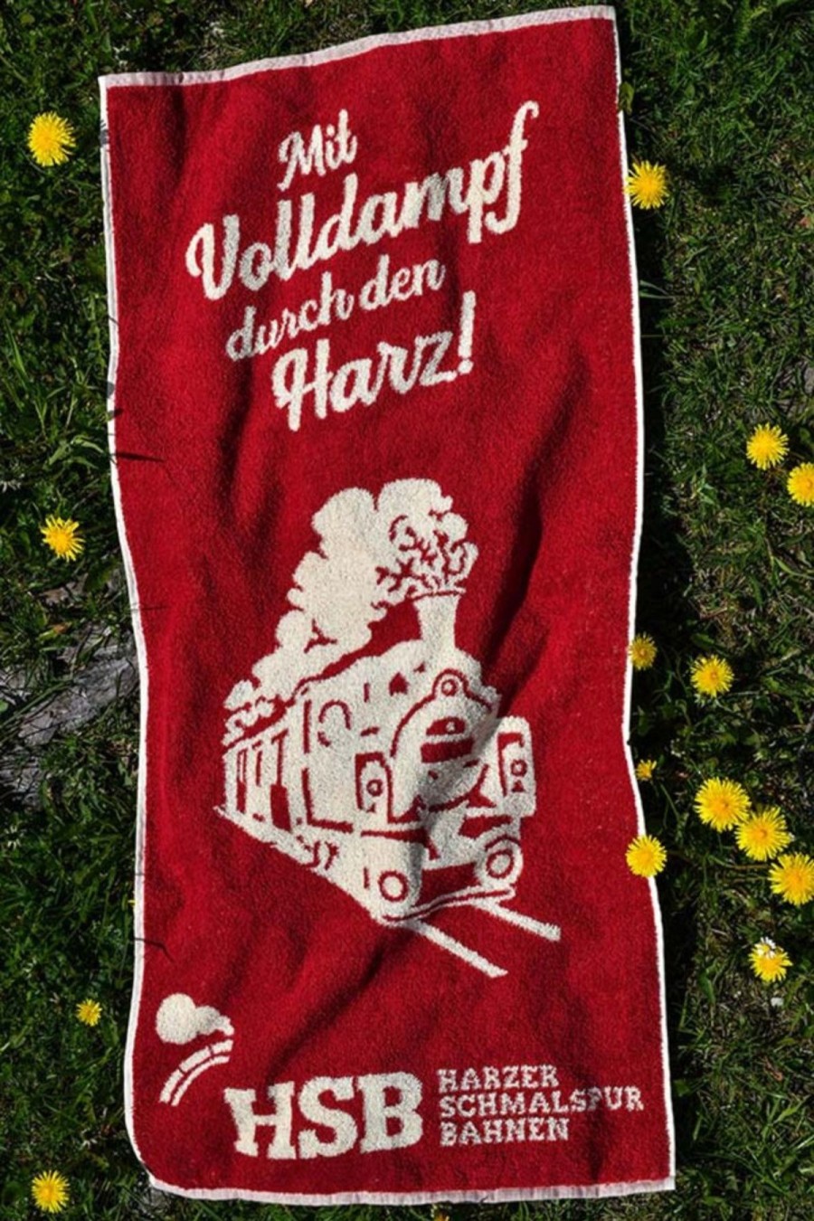 Heimat Harz Fan-Handtuch Der Harzer Schmalspurbahnen (Hsb) | Geschenke & Souvenirs Geschenke Unter 50