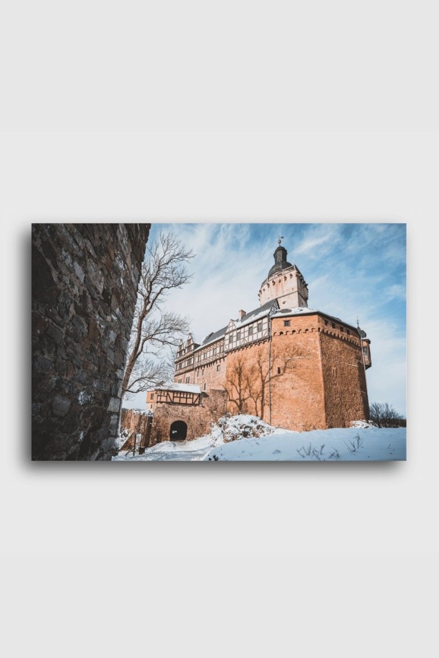 Heimat Harz Burg Falkenstein - Leinwand Mit Keilrahmen | Geschenke & Souvenirs Leinwande