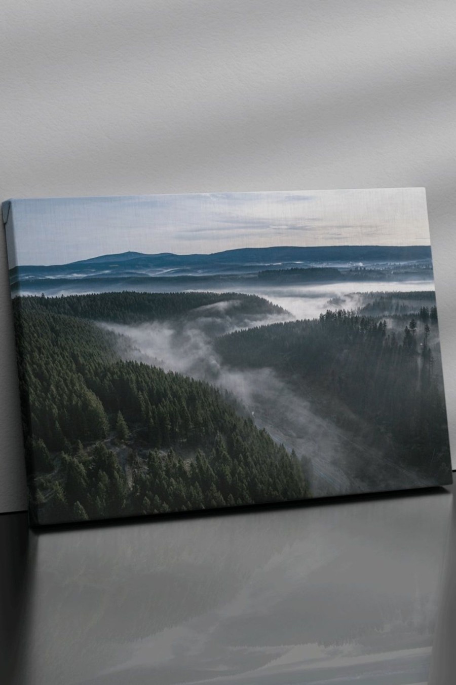 Heimat Harz Harz Im Nebel - Leinwand Mit Keilrahmen | Geschenke & Souvenirs Bestseller