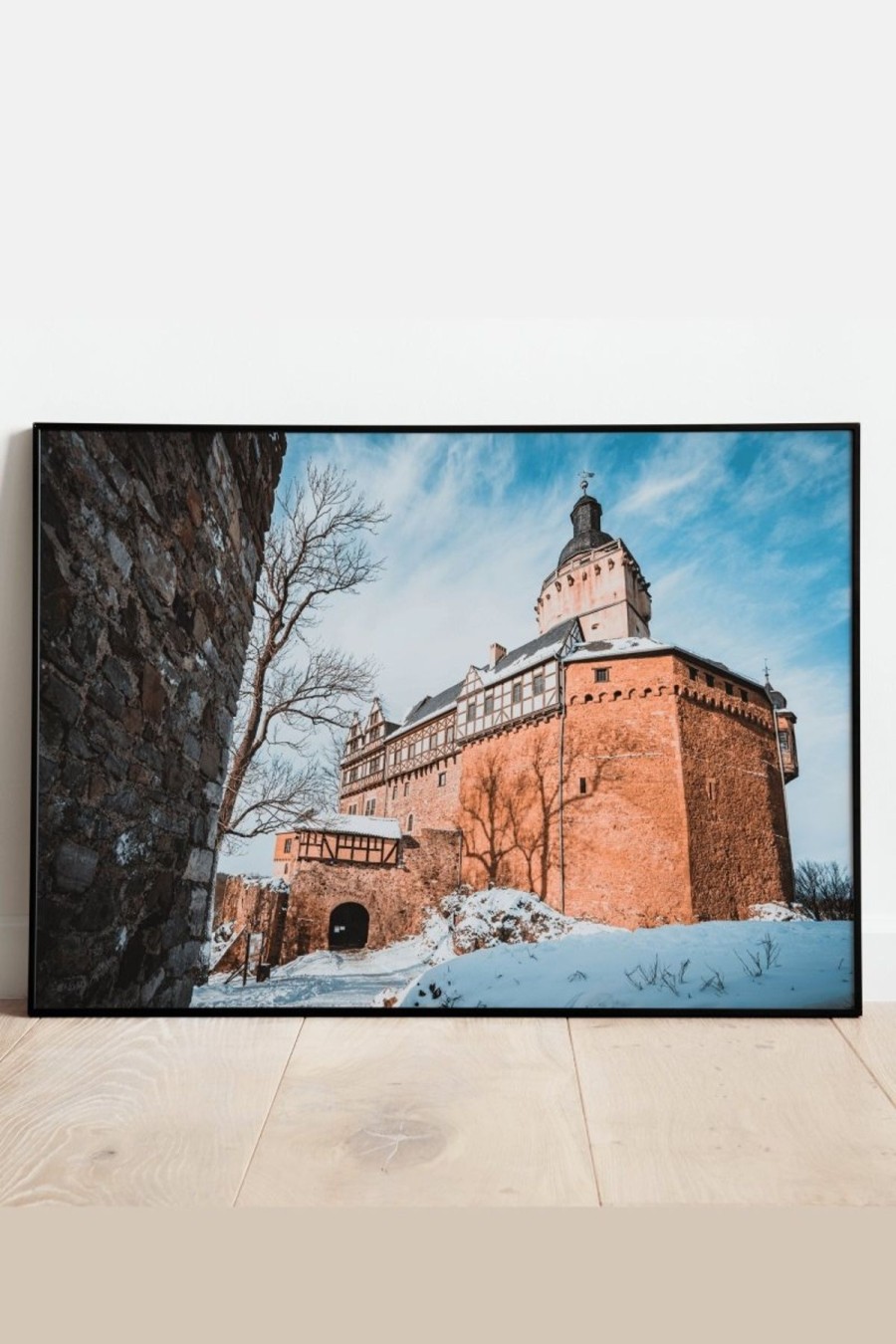 Heimat Harz Harz Poster - Burg Falkenstein | Harztypisches & Regionale Produkte Dekoration