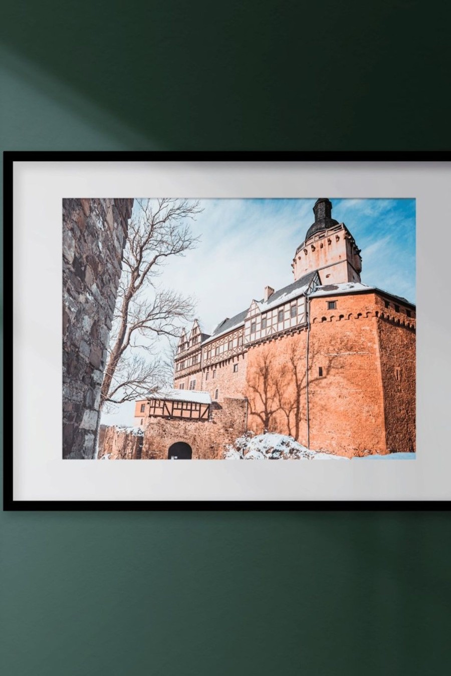 Heimat Harz Harz Poster - Burg Falkenstein | Geschenke & Souvenirs Bestseller