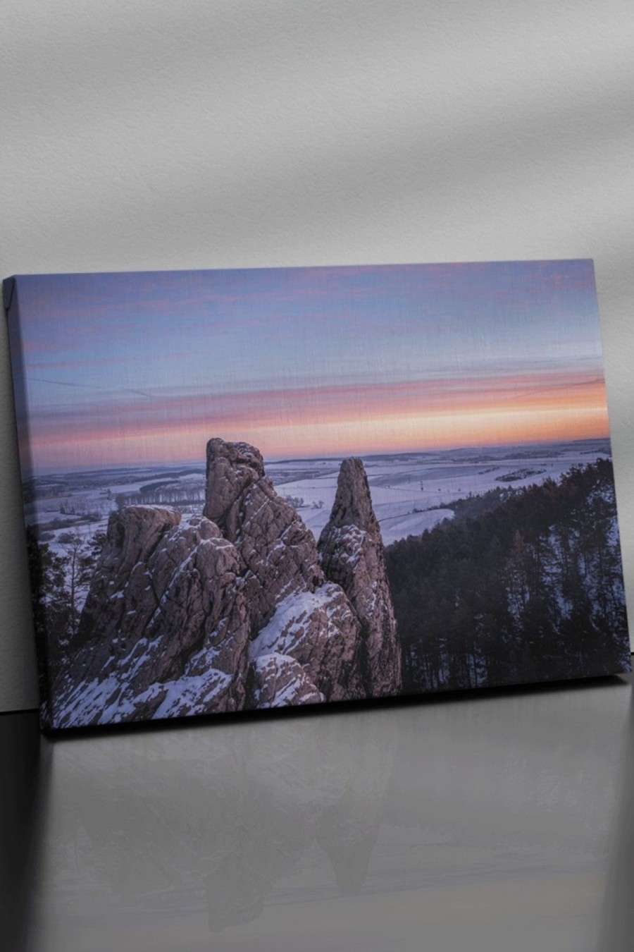 Heimat Harz Hamburger Wappen - Leinwand Mit Keilrahmen | Geschenke & Souvenirs Leinwande