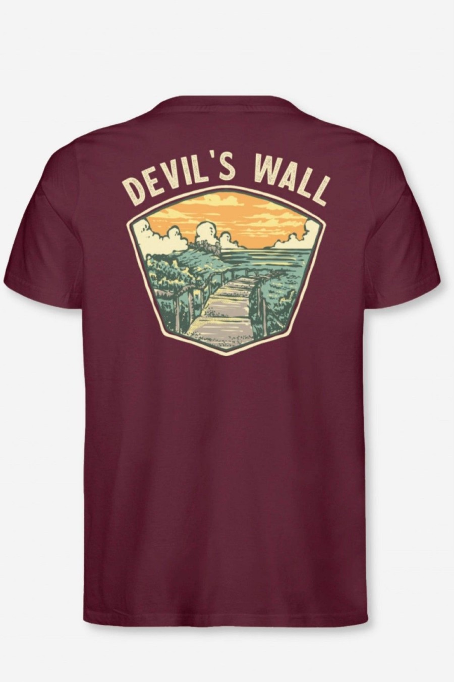 Heimat Harz T-Shirt Devil'S Wall Unisex | Bekleidung T-Shirts