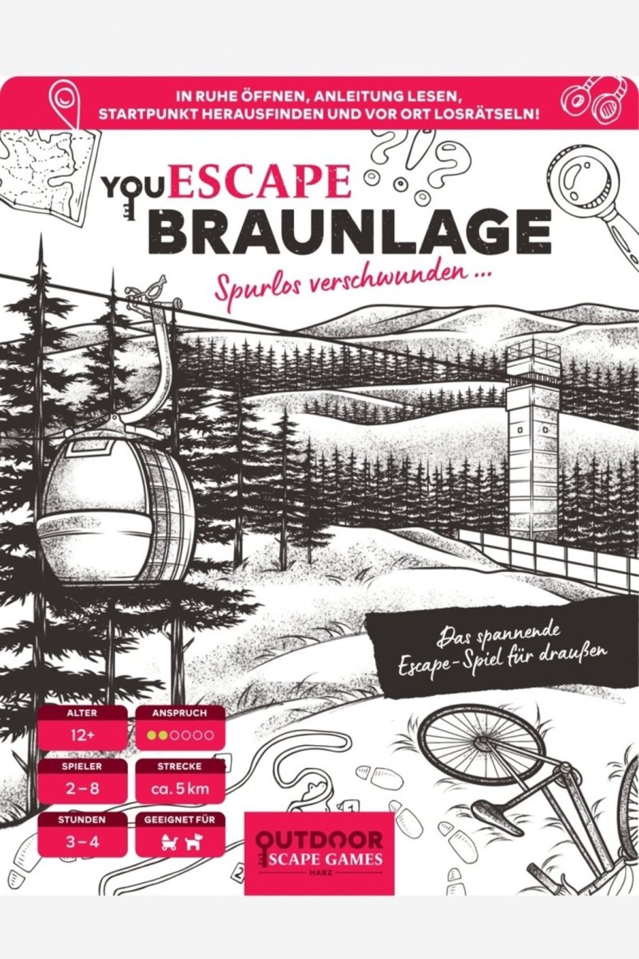 Outdoor Escape Games Harz Youescape Braunlage | Geschenke & Souvenirs Erlebnisse