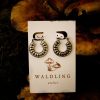 Waldling Creolen Mit Blattmuster | Geschenke & Souvenirs Schmuck & Accessoires