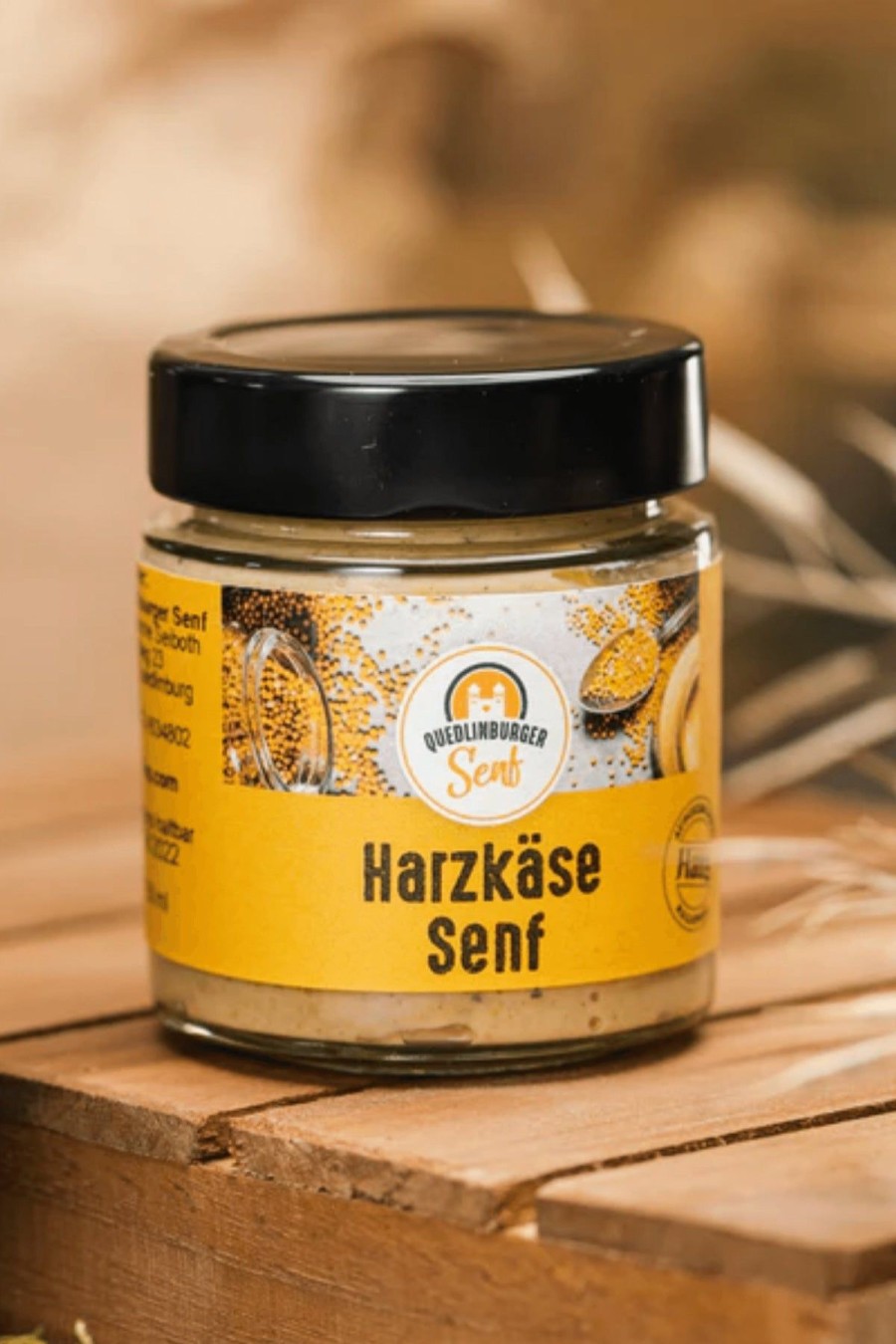 Quedlinburger Senf Harzkase-Senf 150 Ml | Geschenke & Souvenirs Geschenke Unter 50