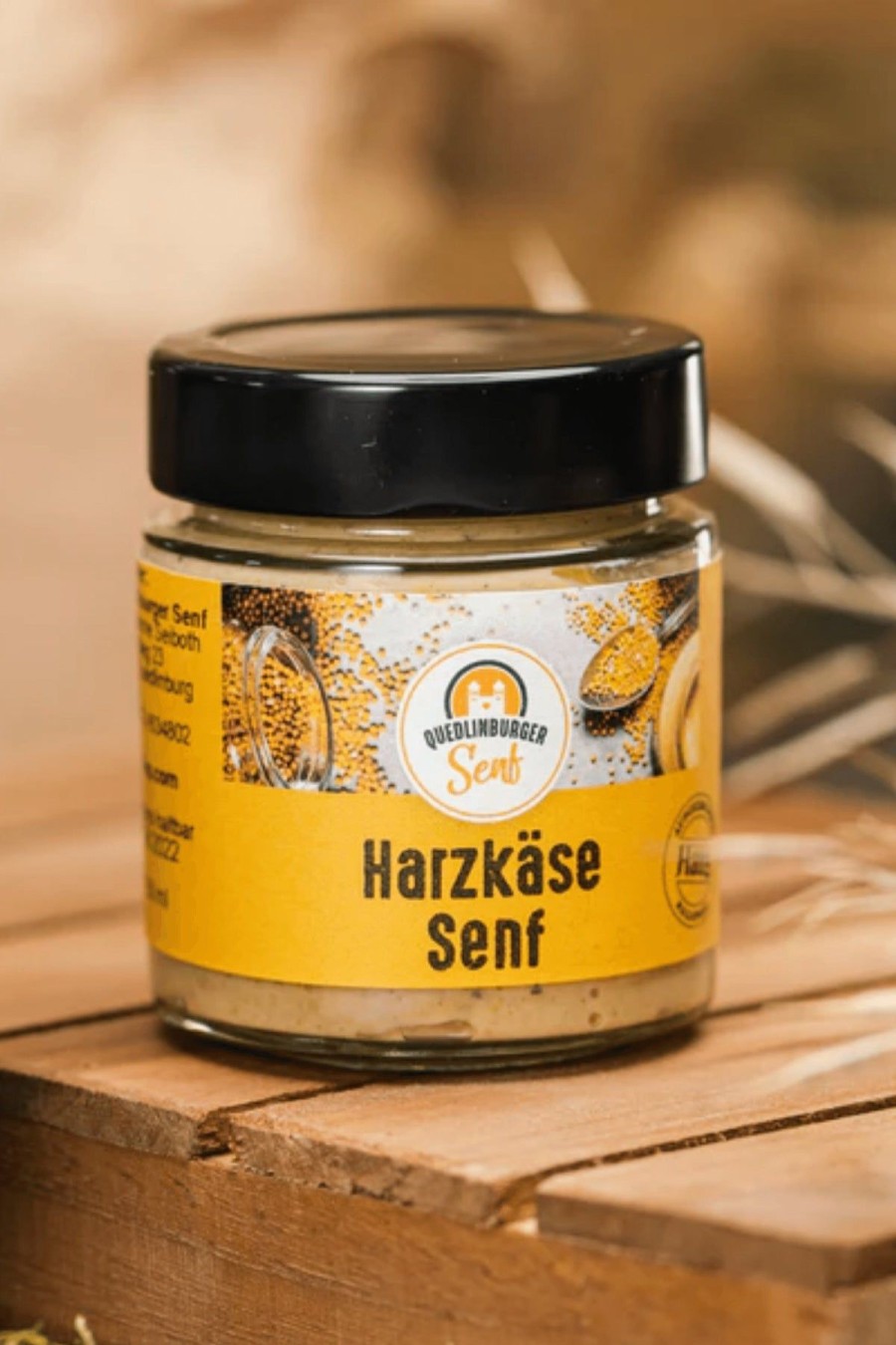 Quedlinburger Senf Harzkase-Senf 150 Ml | Geschenke & Souvenirs Bestseller