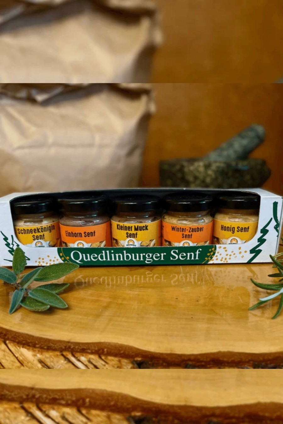 Quedlinburger Senf Winter-Marchen - Probierset - Reduziert Wegen Kurzer Haltbarkeit | Geschenke & Souvenirs Bestseller