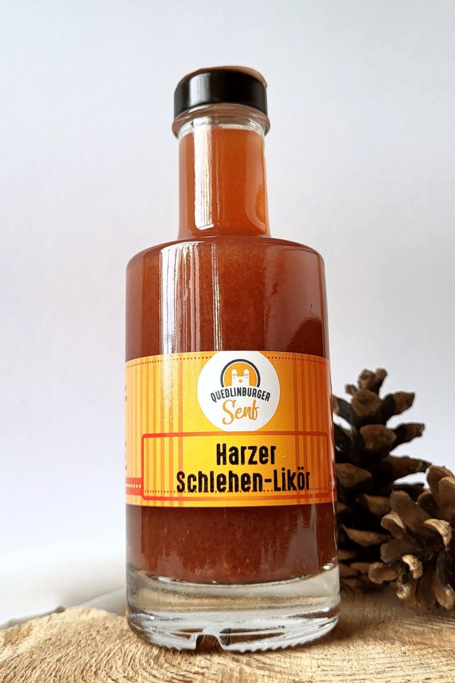 Quedlinburger Senf Harzer Schlehen-Likor | Harztypisches & Regionale Produkte Likore & Spirituosen