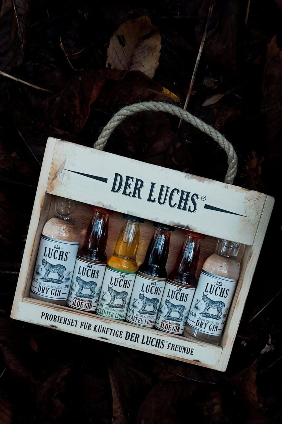 DER LUCHS Mini-Geschenkbox Der Luchs (Probierset) | Harztypisches & Regionale Produkte Likore & Spirituosen